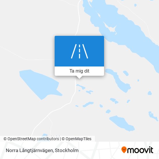 Norra Långtjärnvägen karta