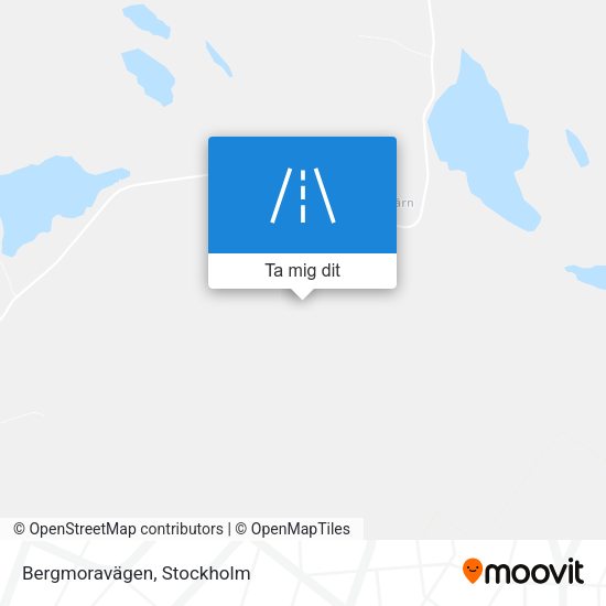 Bergmoravägen karta
