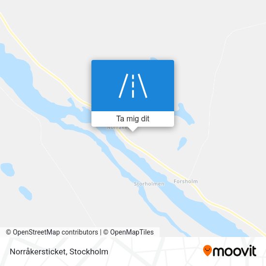 Norråkersticket karta