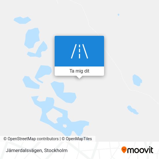 Jämerdalsvägen karta