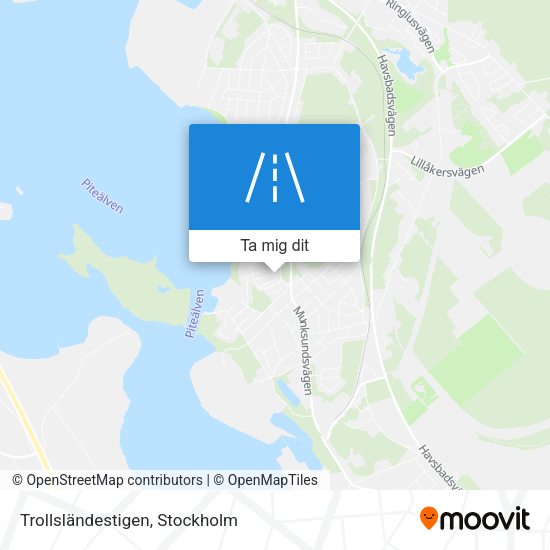 Trollsländestigen karta