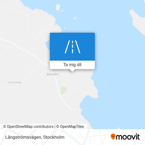 Långströmsvägen karta