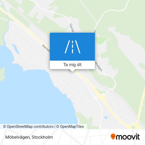 Möbelvägen karta