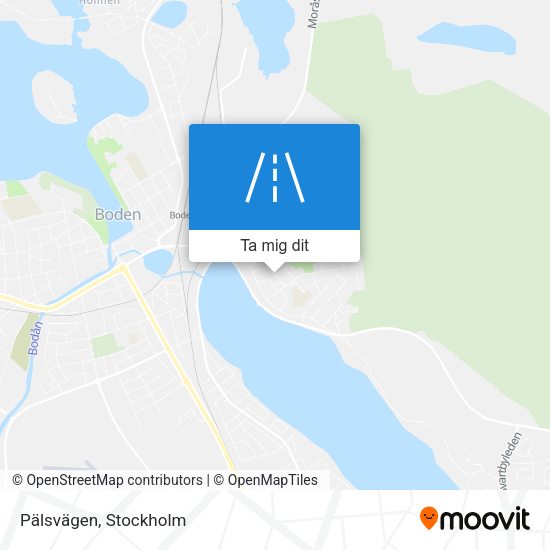Pälsvägen karta