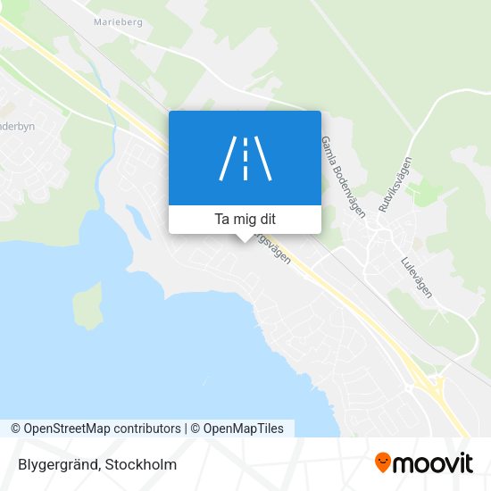 Blygergränd karta