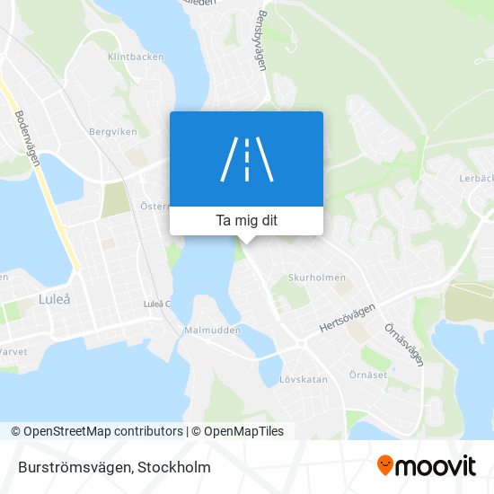 Burströmsvägen karta