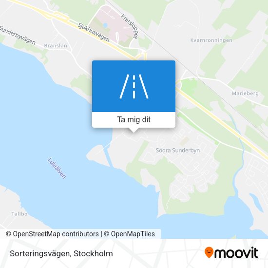 Sorteringsvägen karta