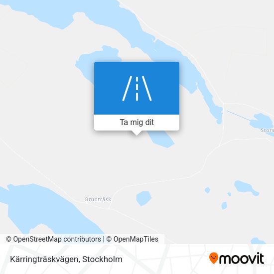 Kärringträskvägen karta