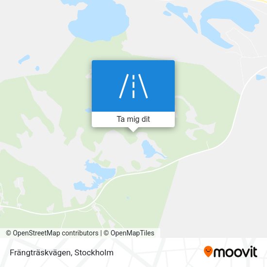 Frängträskvägen karta