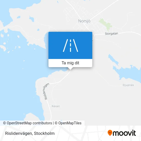 Rislidenvägen karta