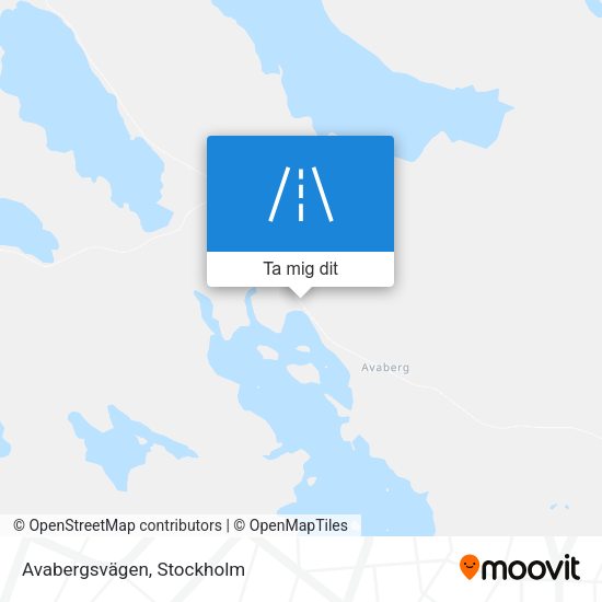 Avabergsvägen karta
