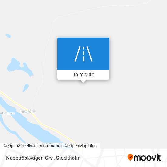 Nabbträskvägen Grv. karta