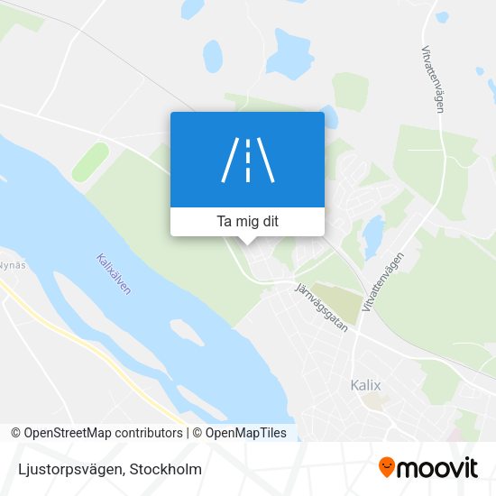 Ljustorpsvägen karta
