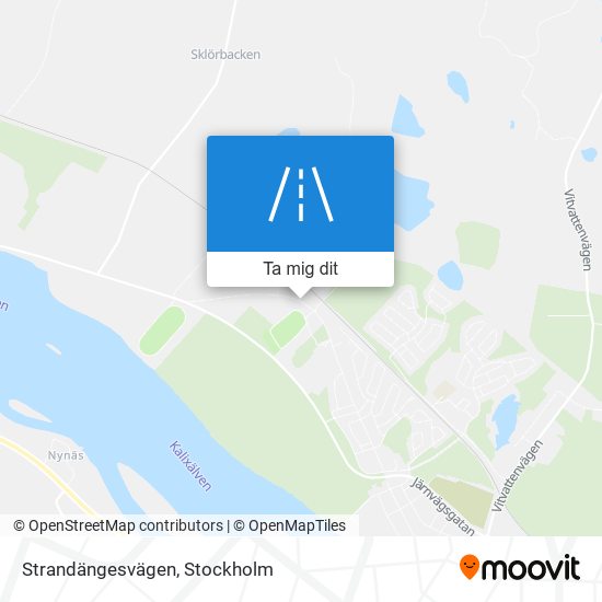 Strandängesvägen karta