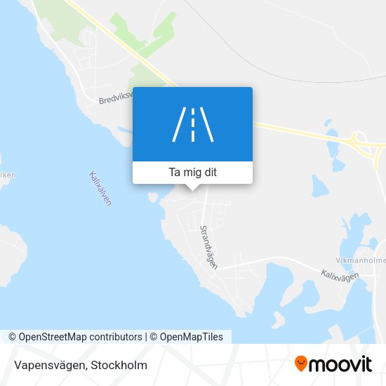 Vapensvägen karta