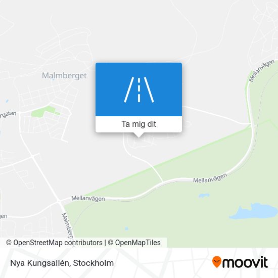 Nya Kungsallén karta