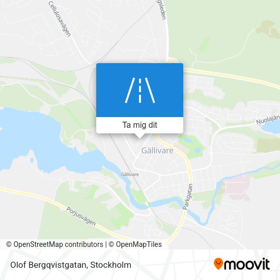 Olof Bergqvistgatan karta