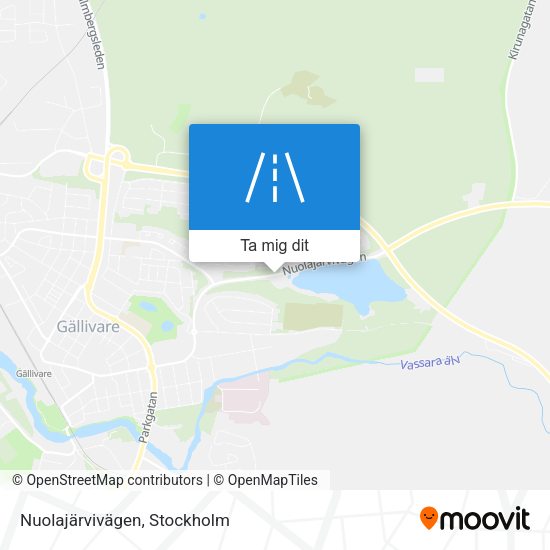 Nuolajärvivägen karta