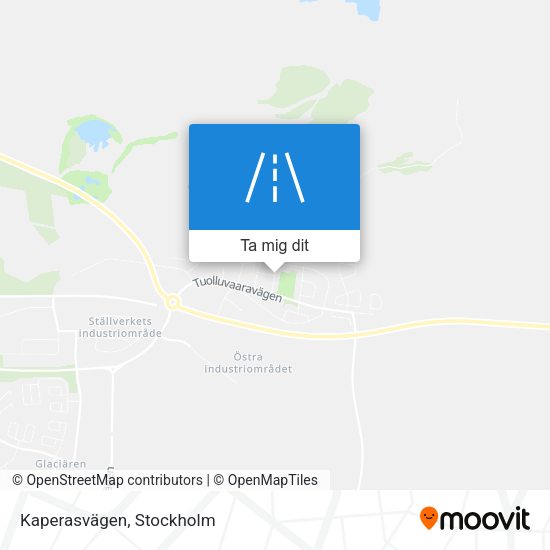 Kaperasvägen karta