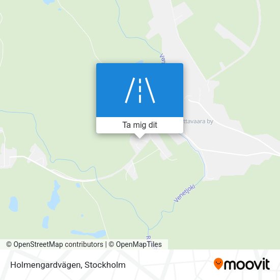 Holmengardvägen karta