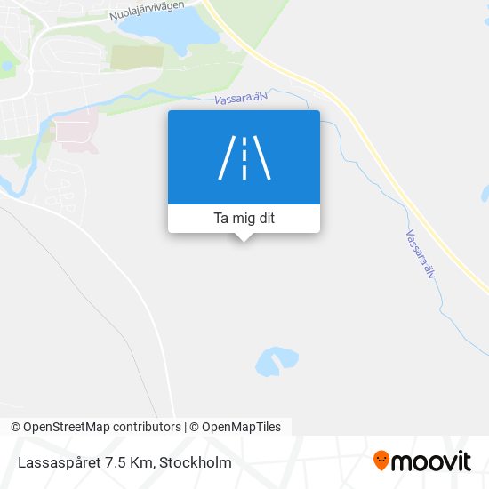 Lassaspåret 7.5 Km karta