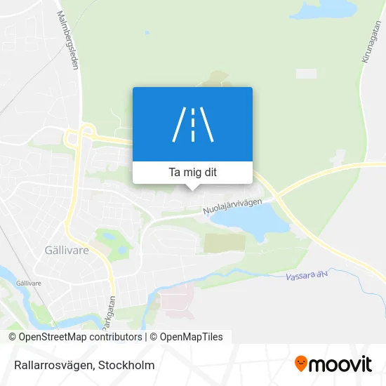 Rallarrosvägen karta