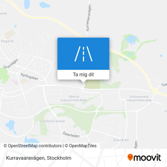 Kurravaaravägen karta