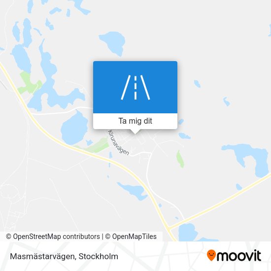 Masmästarvägen karta