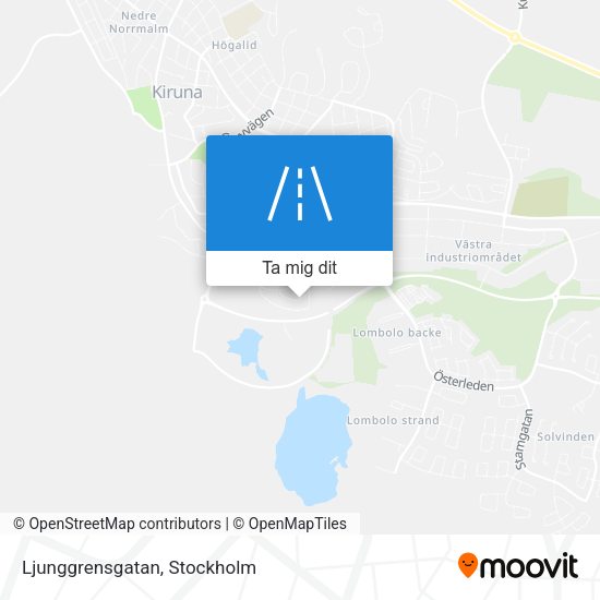Ljunggrensgatan karta