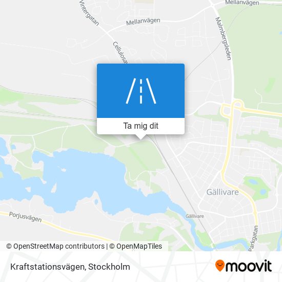 Kraftstationsvägen karta