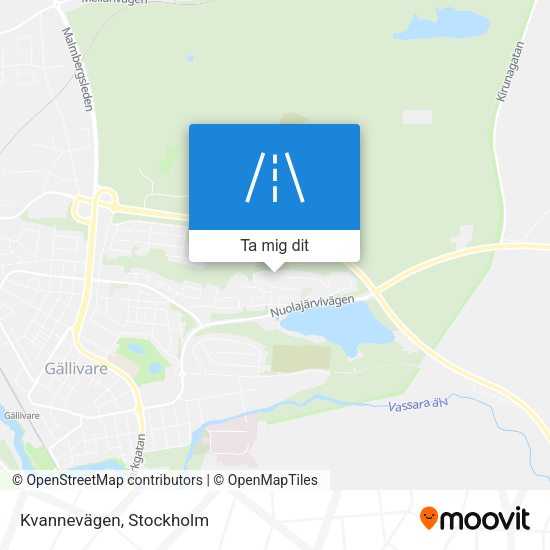 Kvannevägen karta