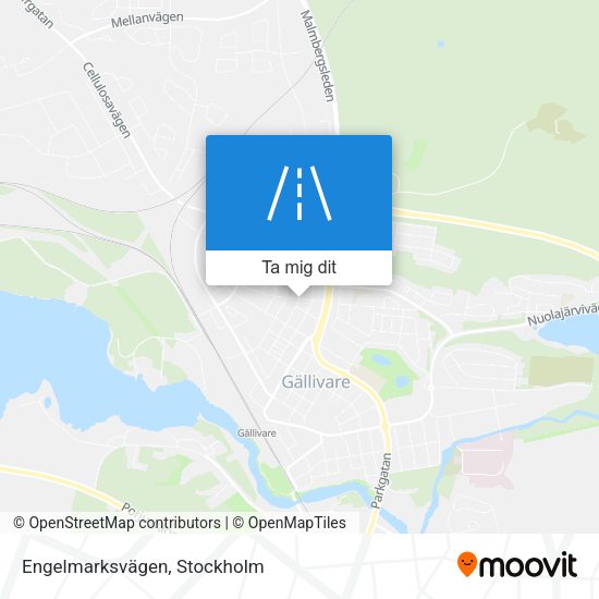 Engelmarksvägen karta