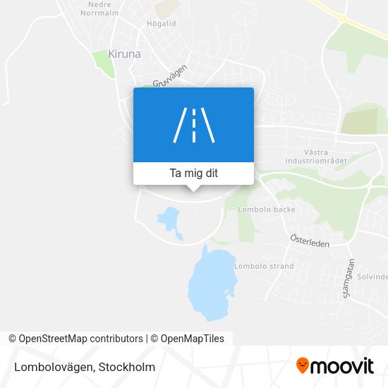 Lombolovägen karta