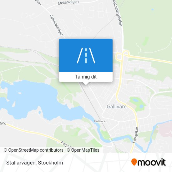 Stallarvägen karta