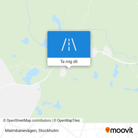 Malmbanevägen karta