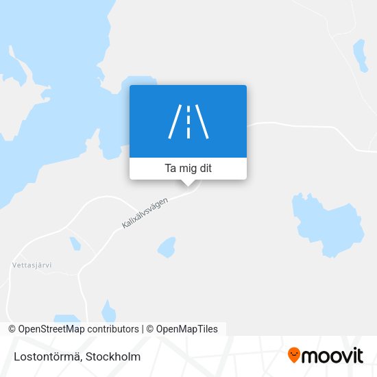 Lostontörmä karta