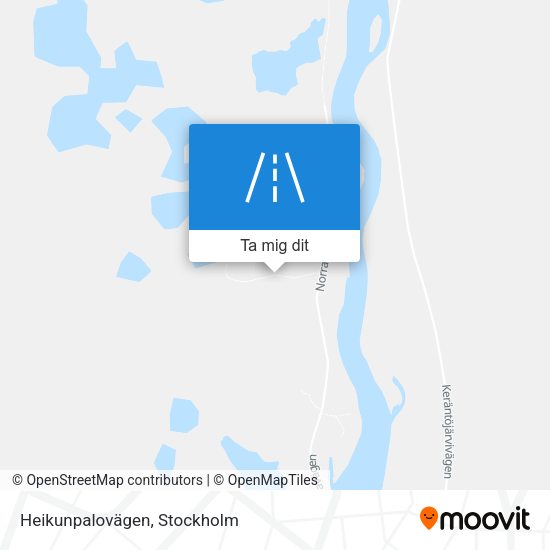 Heikunpalovägen karta