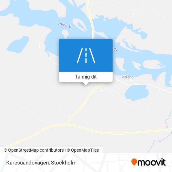 Karesuandovägen karta