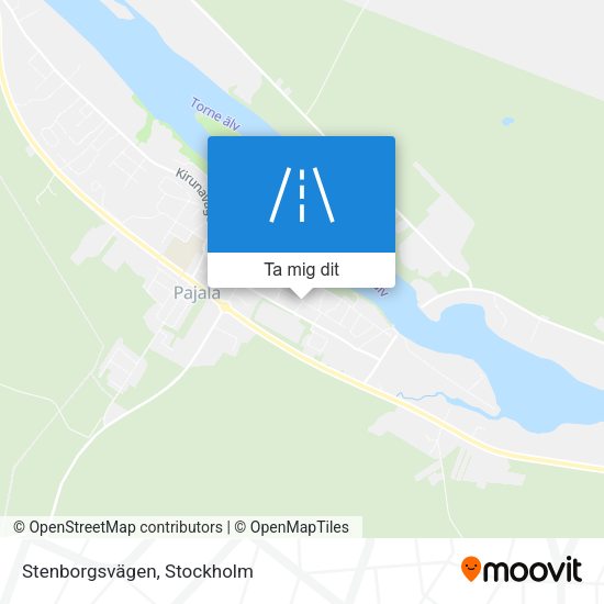 Stenborgsvägen karta