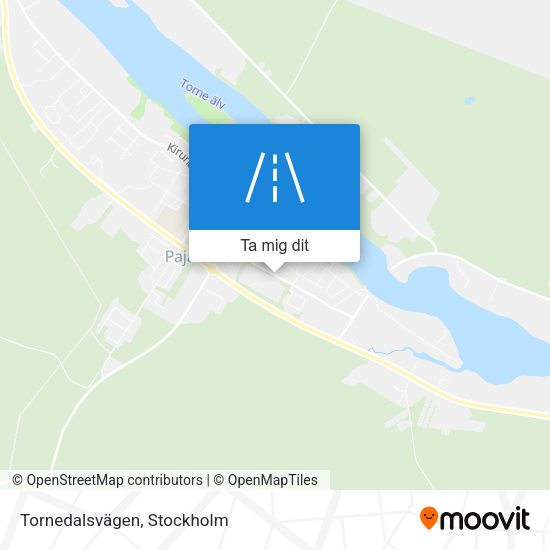 Tornedalsvägen karta