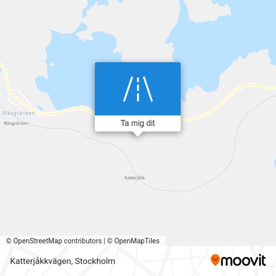 Katterjåkkvägen karta