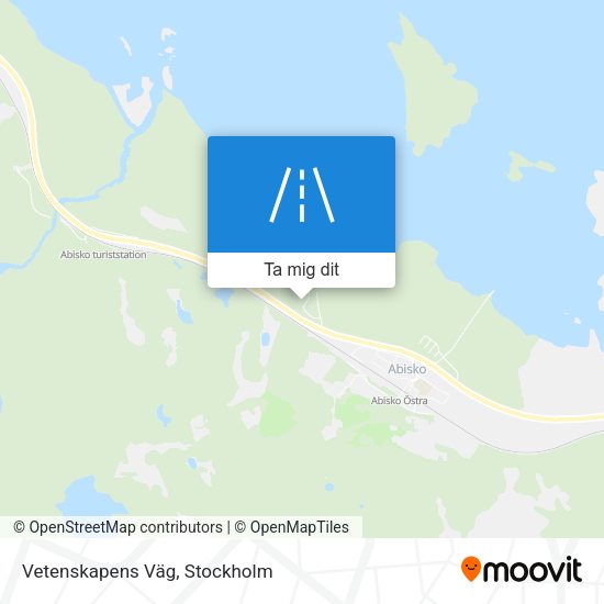 Vetenskapens Väg karta