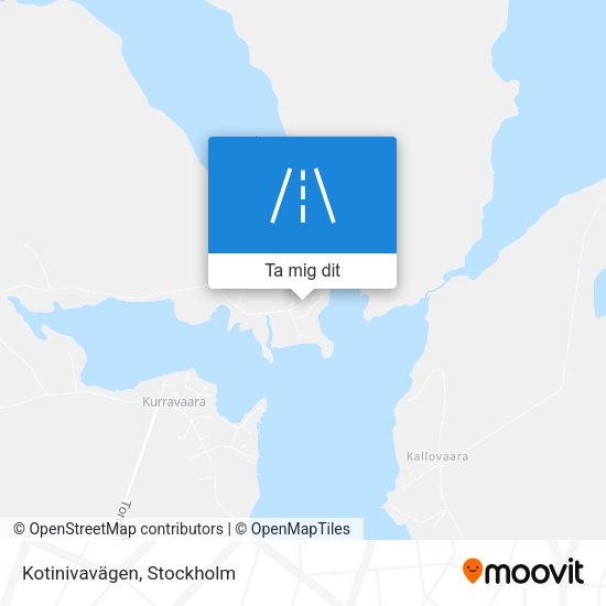 Kotinivavägen karta
