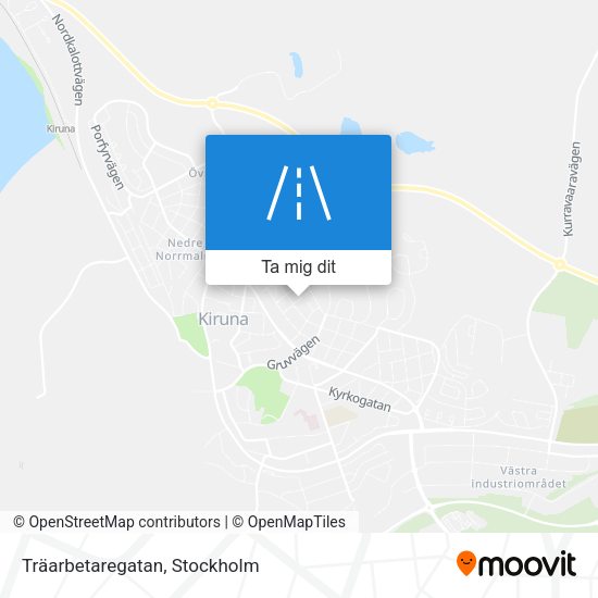 Träarbetaregatan karta