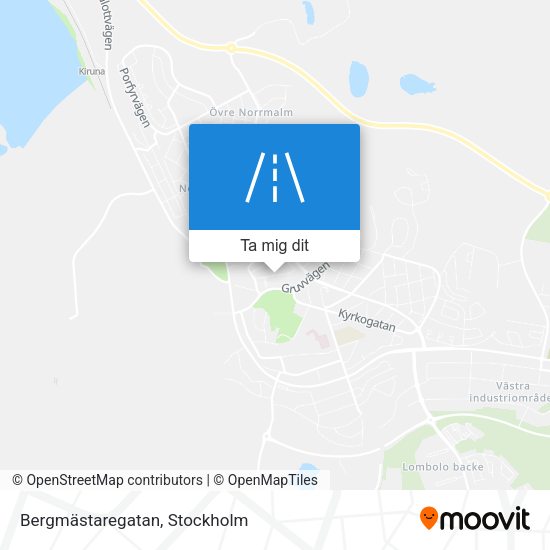 Bergmästaregatan karta