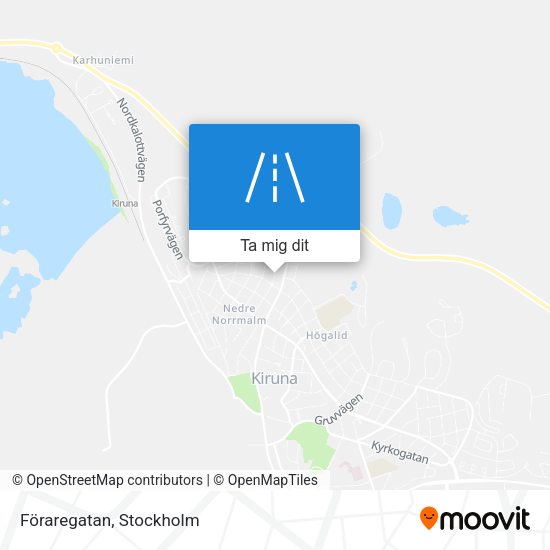 Föraregatan karta