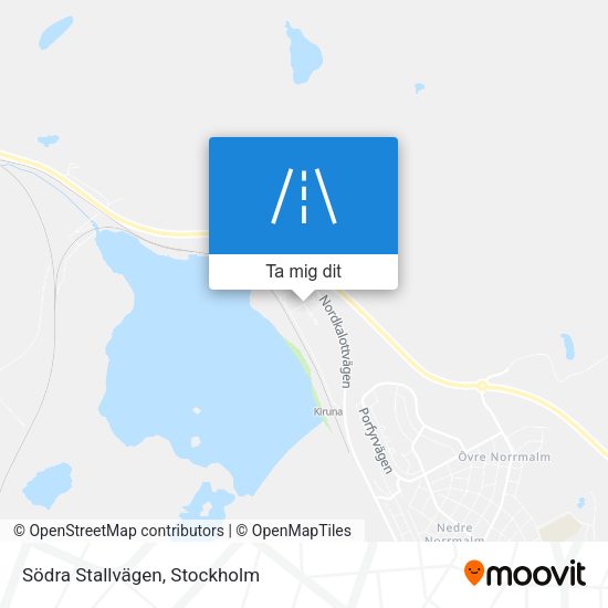 Södra Stallvägen karta