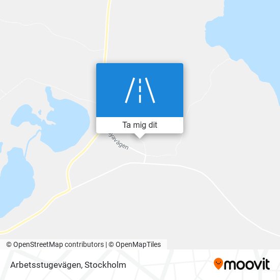 Arbetsstugevägen karta