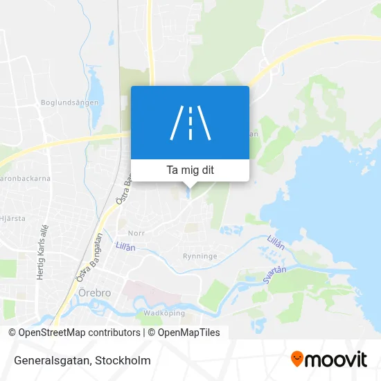 Generalsgatan karta