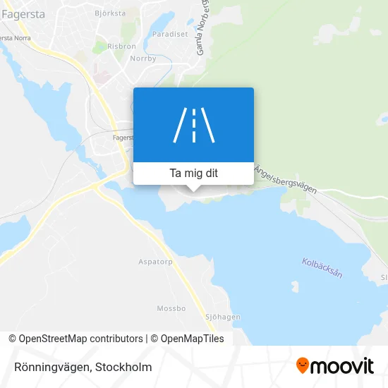 Rönningvägen karta